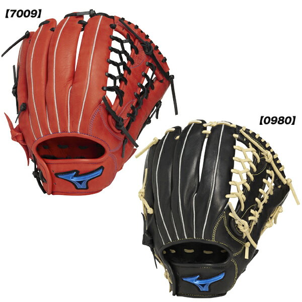 野球 軟式野球 グローブ軟式用WILL DRIVE BLUE限定カラー 外野手向け：サイズ14【メーカー】ミズノ mizuno【カラー】0980：ブラックxブロンド、7009：ラディッシュxブラック【素材】受球面/背面：クレストハイド（天然皮革：牛革）【ポジション】外野手向け【サイズ】14LH：右投げ、RH：左投げ