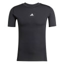 【ネコポス送料無料】 アディダス adidas テックフィット 半袖Tシャツ KSC60 サッカー フットサル インナーシャツ 半袖 コンプレッション メンズ