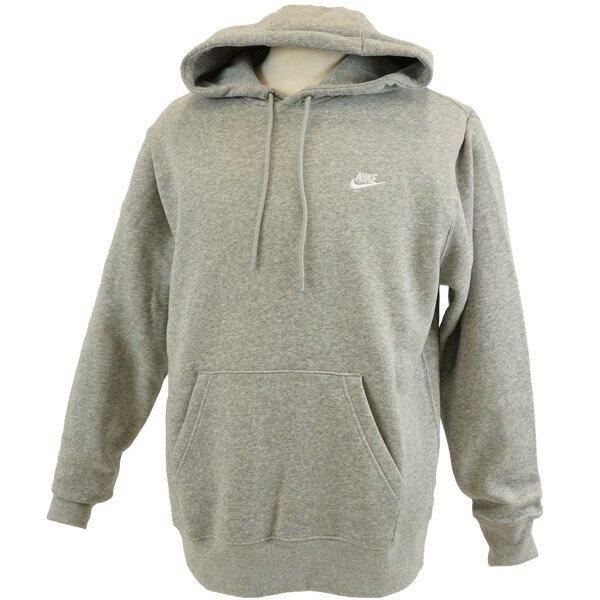 ナイキ NIKE 裏起毛 クラブ BB プルオーバー L/S フーディ FN3860-063 サッカー フットサル スウェットプルパーカー ダークグレーヘザー