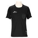 【ネコポス送料無料】ダウポンチ dalponte 半袖 レフェリーシャツ DPZ0103 サッカー フットサル 審判用 ブラック メンズ