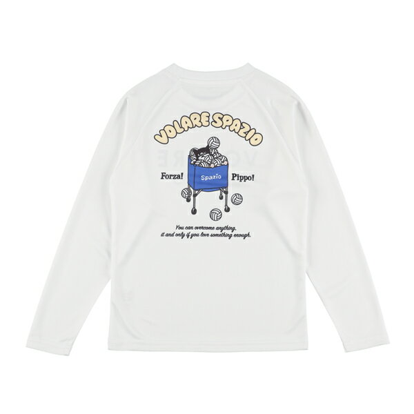 【ネコポス送料無料】スパッツィオ SPAZIO VOLARE PIPPOボールカート ロンプラJr バレーボール ゲームシャツ ジュニア 子供 VS0043