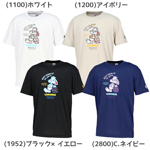 カレッジのマスコットをモチーフにしたグラフィックTシャツ。柔らかな肌触りに吸汗速乾を兼ね揃えたスポーツ向けアイテム。●カラー：(1100)ホワイト、(1200)アイボリー、(1952)ブラック×イエロー、(2800)C.ネイビー●サイズ：S...