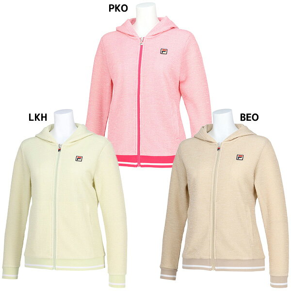 フィラ FILA レディース ウォームアップパンツ パイルフルジップパーカー ジャケット CZ6SGW020
