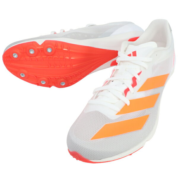 アディダス adidas 陸上 ランニング スパイク アディゼロ ディスタンススター ADIZERO DISTANCESTAR ホワイト JQ0627