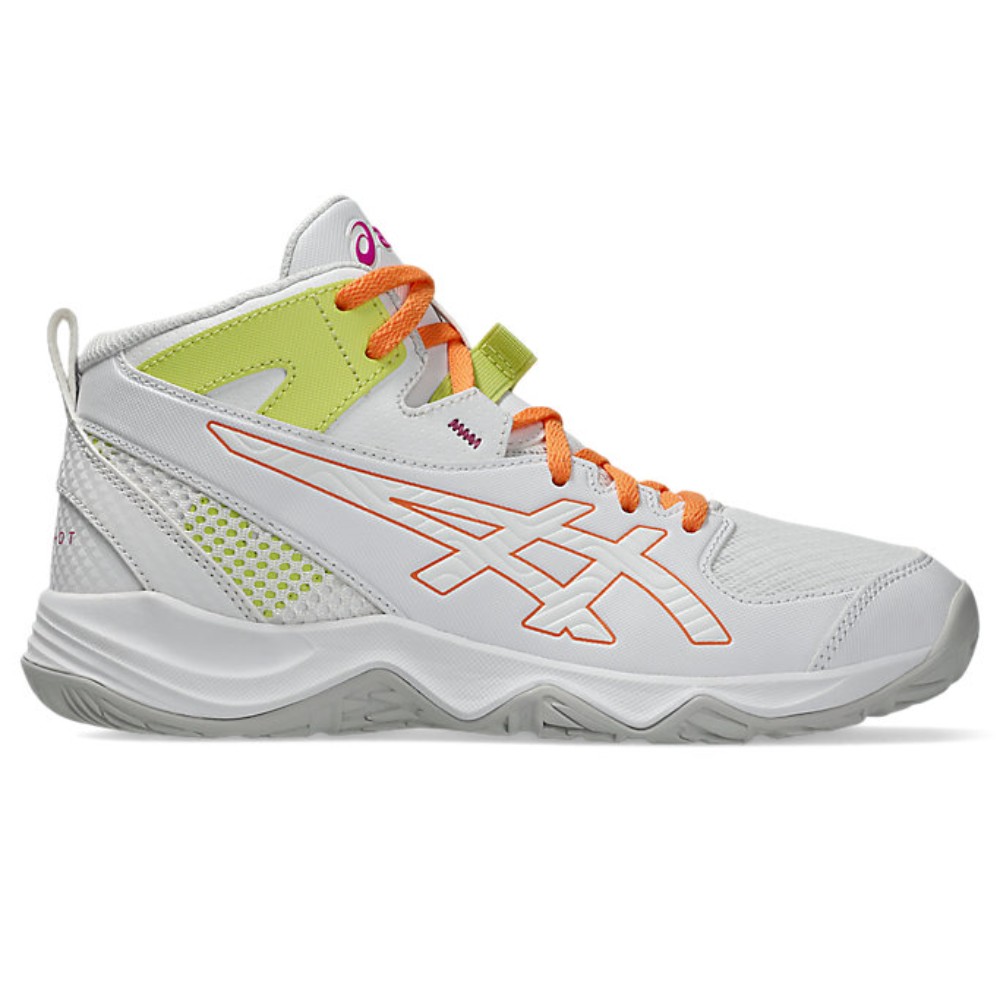 フタバSP 楽天市場店のアシックス asics ジュニア エントリーモデル バスケットボールシューズ DUNKSHOT MB 10 1064A019-103｜アングル2