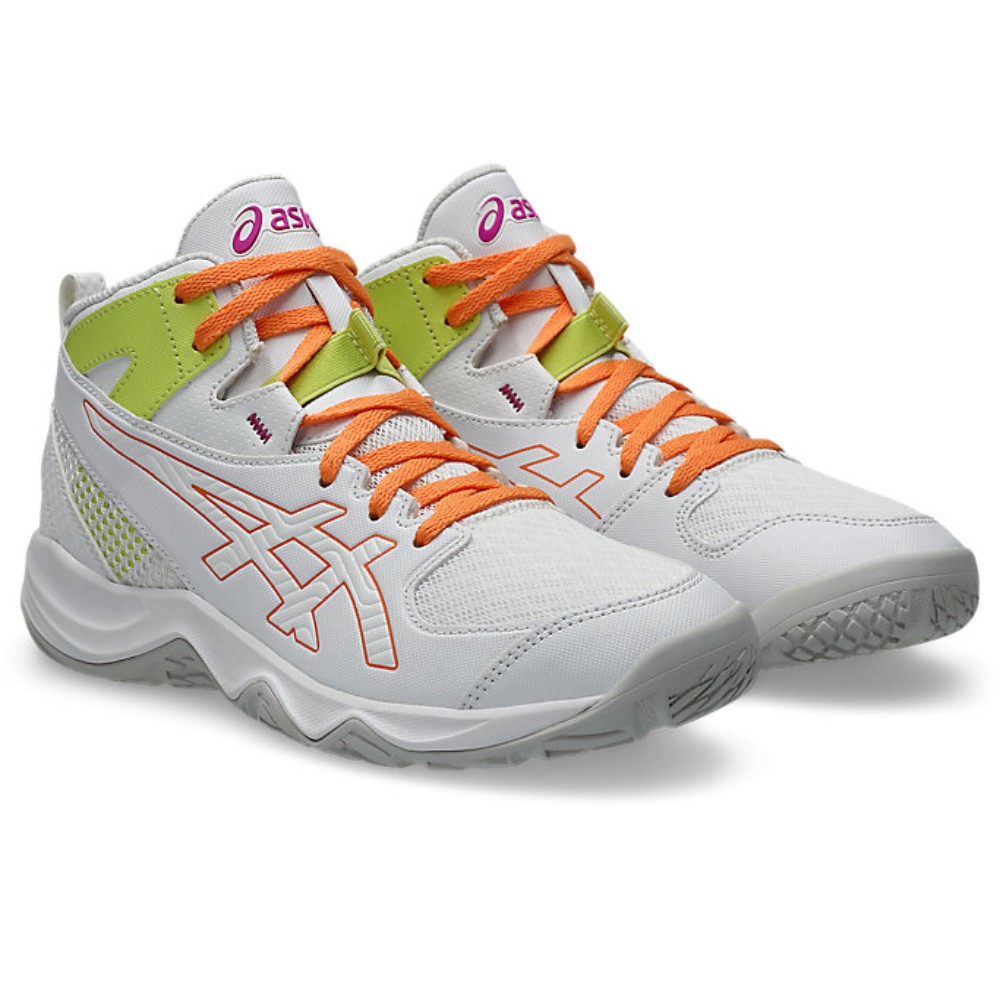 フタバSP 楽天市場店のアシックス asics ジュニア エントリーモデル バスケットボールシューズ DUNKSHOT MB 10 1064A019-103｜アングル3