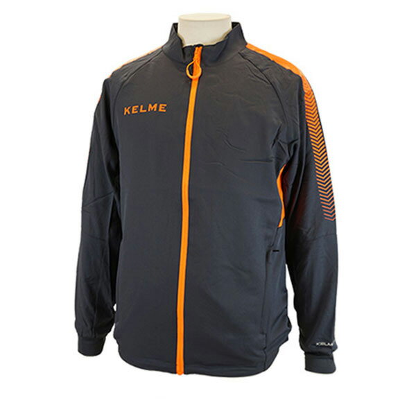 ケルメ KELME トレーニングジャケット K088 サッカー フットサル 練習着 グレー オレンジ メンズ