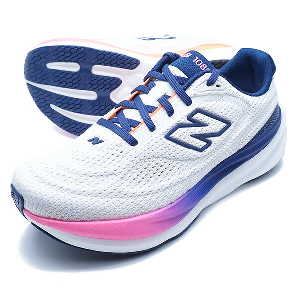 乐天商城 - 1080 v15 ニューバランス New Balance W10801L7-D ホワイト レディース ランニングシューズ