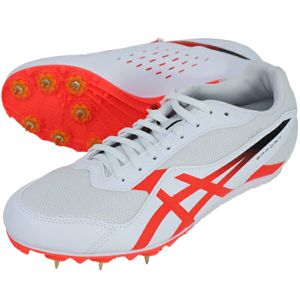 アシックス asics 陸上スパイク 短距離 中距離用 トラック全般 EFFORT 14 エフォート 14 オールウェザー 土トラック兼用 多種目 1093A264-100