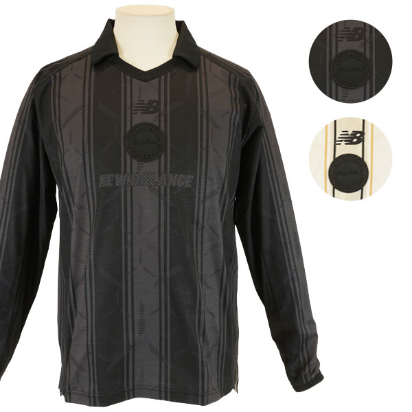 �˥塼�Х�� New Balance Graphic Polo Long Sleeve T-Shirt AMT55252 ���å��� �եåȥ��� �ץ饷��� Ĺ...