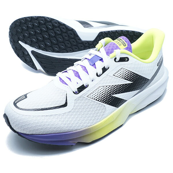 乐天商城 - DynaSoft Flash v7 ニューバランス New Balance MFLSH23N-D ホワイト ランニングシューズ