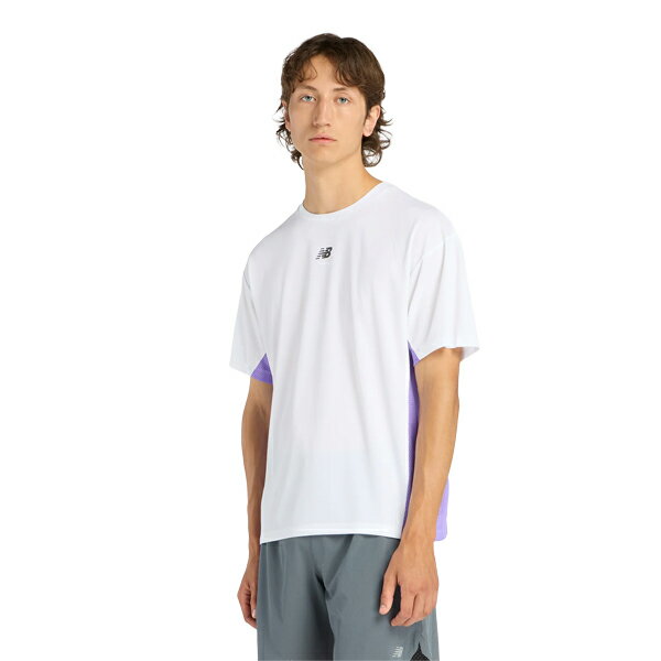 NEW BALANCE - 【ネコポス対応可】ニューバランス New Balance ファストデイズTシャツ メンズ ランニングシャツ MT6116HP-WT