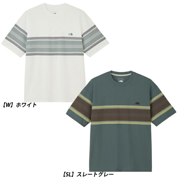 ザ・ノース・フェイス THE NORTH FACE ショートスリーブフリーランパネルボーダークルー メンズ 半袖シャツ NT12691