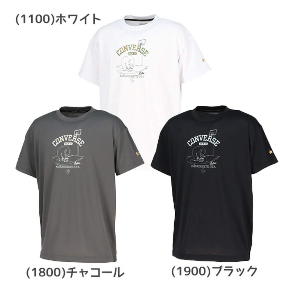 Wear - 【ネコポス送料無料】コンバース CONVERSE バスケットボール メンズ レディース Tシャツ ゴールドシリーズ プリントTシャツ 半袖 CBG261354