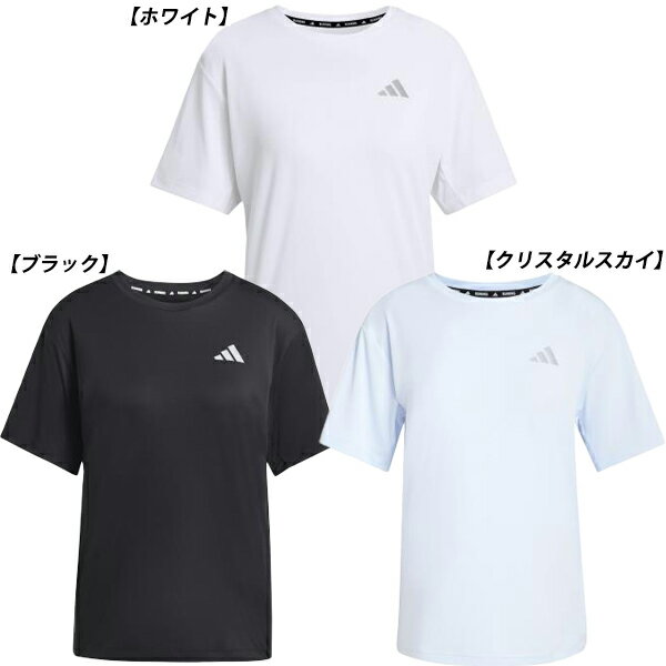 Rakuten - 【ネコポス対応可】アディダス adidas ランニング エッセンシャル Tシャツ レディース 半袖Tシャツ LA749