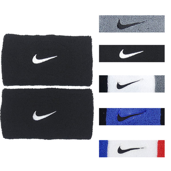 樂天商城 - 【ネコポス対応可】ナイキ NIKE スウッシュ クラシック ダブルワイド リストバンド BN4000 サッカー フットサル スポーツ 2個組