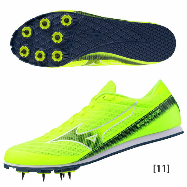 エックスファースト3 ミズノ mizuno U1GA2580 陸上スパイク エントリーモデル 土トラック兼用 3