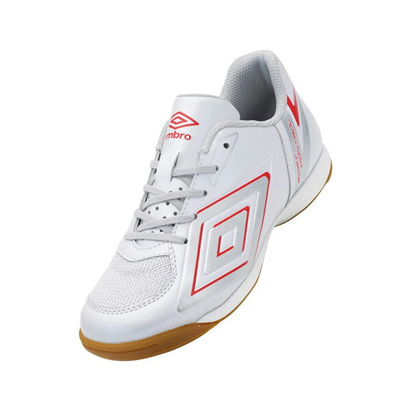 やわらかコントロールIN アンブロ umbro UU4XJB55WR ホワイト レッド ジュニア フットサルシューズ インドア 室内用