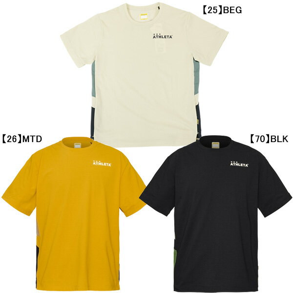【ネコポス送料無料】 アスレタ ATHLETA ジュニア ドライフェザーカラーブロックプラシャツ26s 03416J サッカー フットサル プラクティスシャツ 半袖 子供用