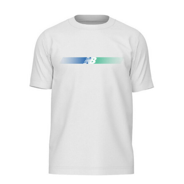 NEW BALANCE - 【ネコポス送料無料】ニューバランス New Balance メンズ Tシャツ グラデーションNB Tシャツ 26SS 半袖 MT61E5YZ-WT