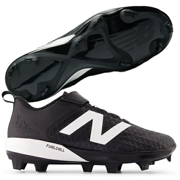 New Balance FuelCell 4040 v8 Molded Baseball Cleats for Men (Adults) - Lace-up + Strap, 2E Width (PL4040K8-2E-K8)
