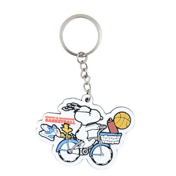 Rakuten - 【ネコポス対応可】オンザコート ON THE COURT ラバーキーホルダー バスケットボール PEANUTS スヌーピー PNUA0051