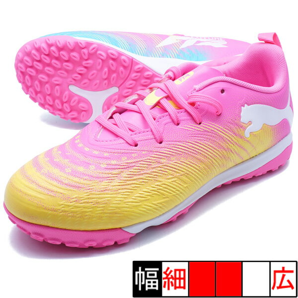 Rakuten - フューチャー 9 プレイ TT + Mid Jr プーマ PUMA 108931-05 ポイズンピンク ジュニア サッカー トレーニングシューズ