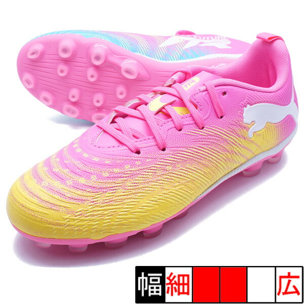 樂天商城 - フューチャー 9 プレイ HG/AG + Mid Jr プーマ PUMA 108932-05 ポイズンピンク ジュニア サッカースパイク