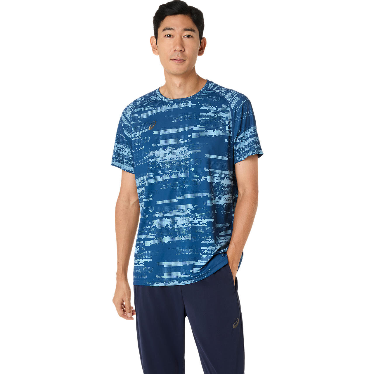 乐天商城 - アシックス asics トレーニングTシャツ 半袖 メンズ レディース ドライサマーニットショートスリーブシャツ 吸汗速乾 2033C035