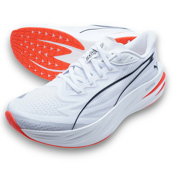Rakuten - ディヴィエイト ピュア ニトロ プーマ PUMA 313904-06 プーマホワイト ランニングシューズ