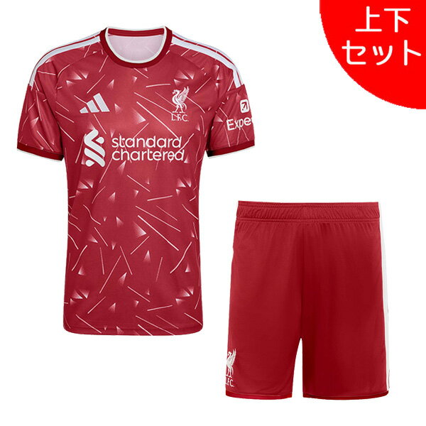 乐天商城 - 【上下セット】 リバプール LFC 2026-27 レプリカ ホーム ユニフォーム 半袖 ショーツ BU823-QU626 サッカー レッド アディダス adidas