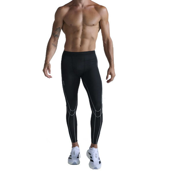 Rakuten - ツータイムズユー 2XU メンズランニングタイツ ランニングサポートタイツ ライトスピード キネシスコンプレッションロングタイツ MA7626B