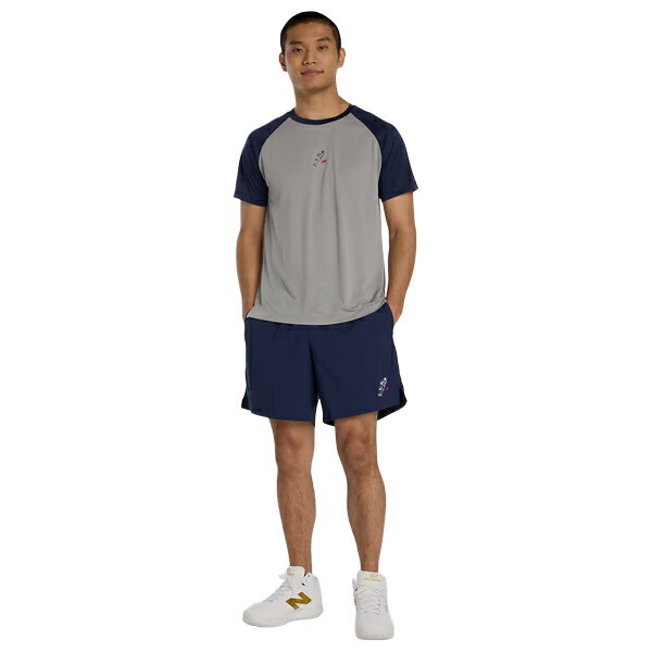樂天商城 - ニューバランス New balance 大谷翔平 トレーニング ウーブンショーツ ネイビー MB61B96Q