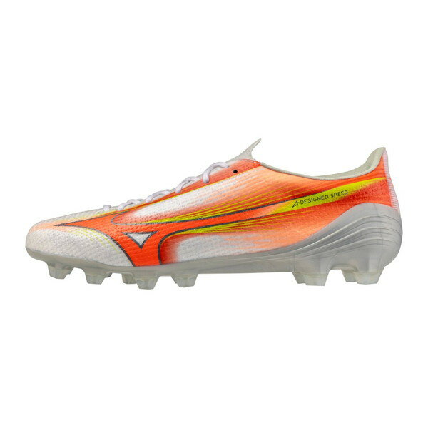 Rakuten - 【予約販売】6月11日頃発売予定 ミズノαIIIPRO ミズノ mizuno P1GA266454 ホワイト オレンジ サッカースパイク