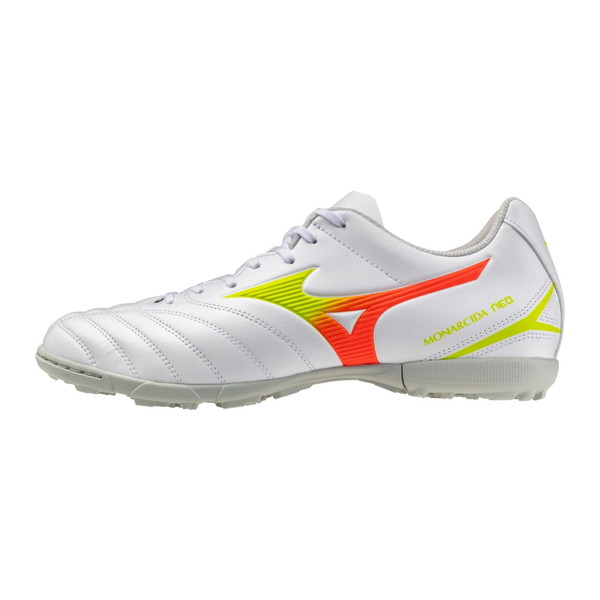 Rakuten - 【予約販売】6月11日頃発売予定 モナルシーダNEO3 SELECT AS ミズノ mizuno P1GD262554 ホワイト オレンジ サッカー トレーニングシューズ