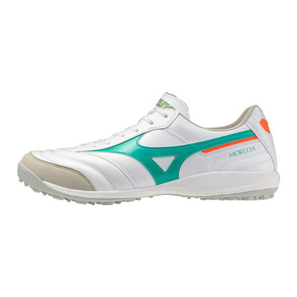 Rakuten - 【予約販売】6月11日頃発売予定 モレリア SALA ELITE TF ミズノ mizuno Q1GB261235 ホワイト グリーン フットサルシューズ 屋外 人工芝