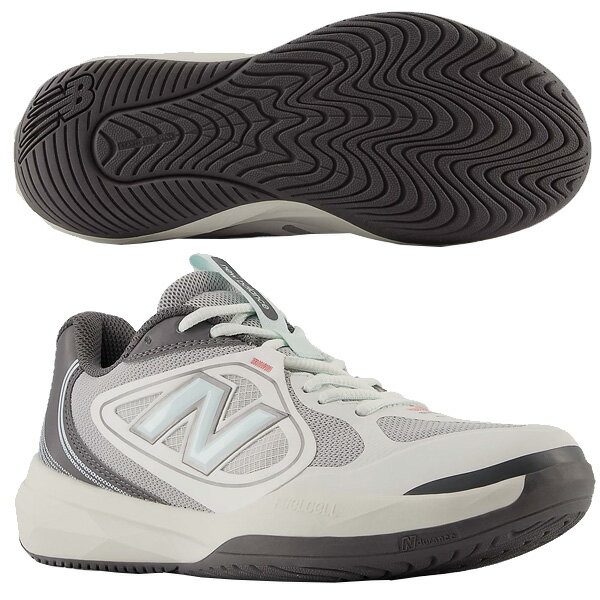 ニューバランス New Balance レディース テニスシューズ FuelCell 796v5 オールコート用 ホワイト W79676K