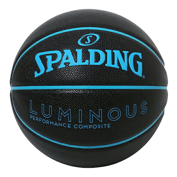 スポルディング SPALDING ルミナス コンポジット ブラックxブルー 7号球 バスケッ...