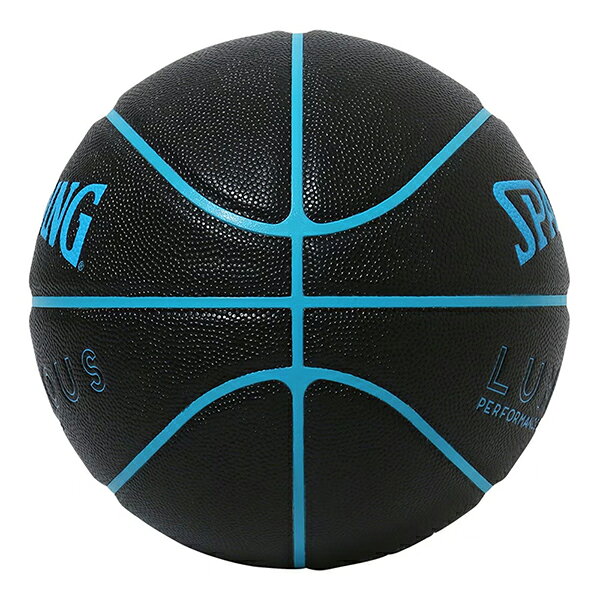 スポルディング SPALDING ルミナス コンポジット ブラックxブルー 7号球 バスケッ...