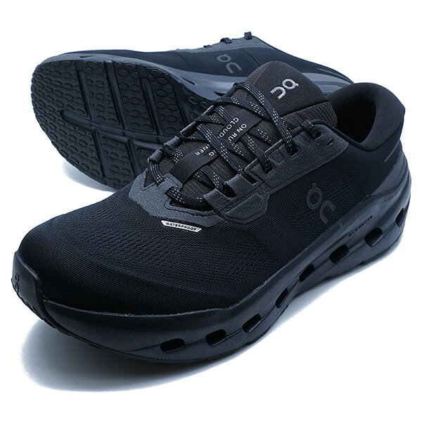 Cloudrunner 3 Waterproof オン On 3MG10101043 ブラック ランニングシューズ
