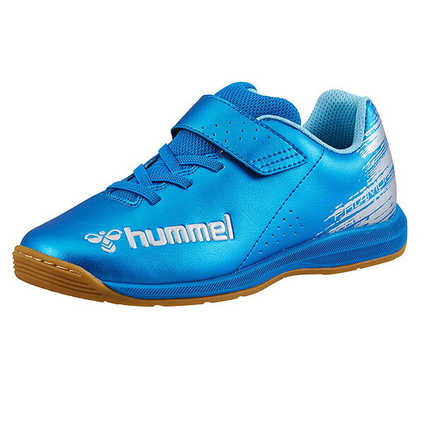 プリアモーレ6アルファ VIN Jr. SUPERWIDE ヒュンメル hummel HJS5126-7595 サックス ジュニア フットサルシューズ インドア 室内用 ベルクロ