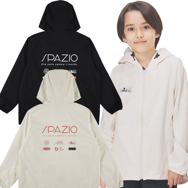 スパッツィオ Spazio ジュニア 裏メッシュ Jr.フォームバランスピステパーカー TP0674 サッカー フットサル パーカー 子供用