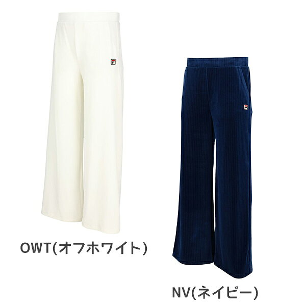 ジャカードストライプが特徴のシンプルなトラックパンツ。ほどよい厚みとやわらかな風合いに、全方向へのストレッチ性を備えています。脚のラインを長く見せるワイドシルエットです。●カラー：OWT(オフホワイト)、NV(ネイビー)●サイズ：M、L●素材・生地：ジャカードストライプ●機能：全方向ストレッチ●シルエット：ワイド／ロング丈●素材混用率：ポリエステル95％／ポリウレタン5％●寸法について：素材の特徴により1〜3cmの誤差が生じる場合があります。●シーズン：2026年 秋冬●サイズ参考M：総丈99cm／ウエスト68cm／ヒップ96cm　股下70cm／渡り31cm／裾幅31.5cmL：総丈103cm／ウエスト72cm／ヒップ100cm　股下73cm／渡り32.5cm／裾幅32.5cm