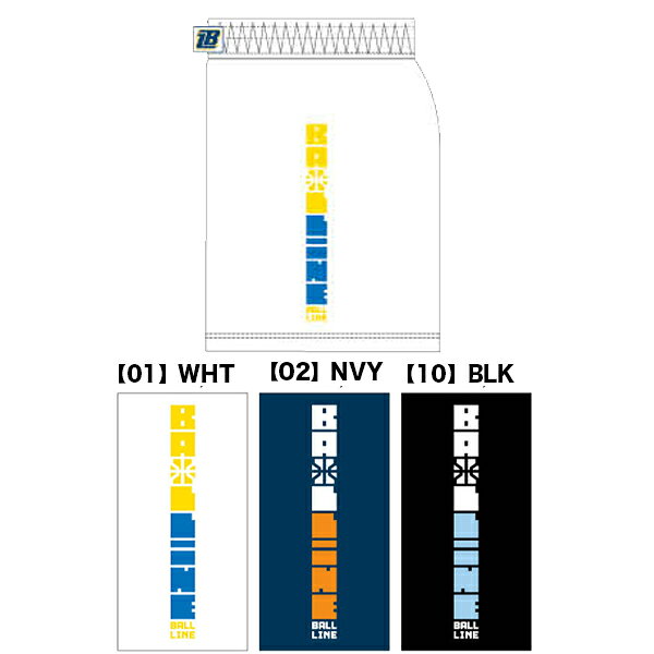 バギーパンツ BL-7861バスケットボール パンツ【メーカー】オンザコート ON THE COURT【カラー】01(WHT)、02(NVY)、10(BLK)、【素材】シュクール カノコ(ポリエステル100%)