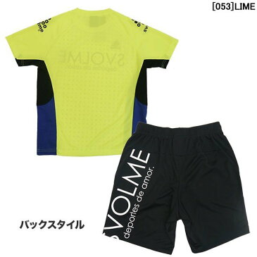 2019年春夏NEW スボルメ svolme ジュニア 上下セット 119111509 練習着 半袖 プラクティスシャツ パンツ 120サイズから サッカーウェア 1191-11509 子供 合宿