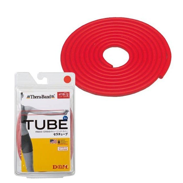 トレーニング用品 エクササイズバンド D&M セラチューブ ブリスターパック ミディアム TTB12