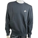ナイキ NIKE クラブ フレンチテリー クルー BV2667-010 メンズ トレーナー ランニング ジョギング カジュアルウェア トレーニングウェア ブラッ...