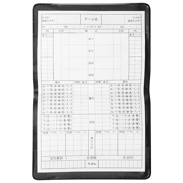 フタバSP 楽天市場店の【ネコポス対応可】 フィンタ FINTA レフリーカードケース 鉛筆付き FT5165 サッカー レフェリーアイテム 審判用品 試合｜アングル3