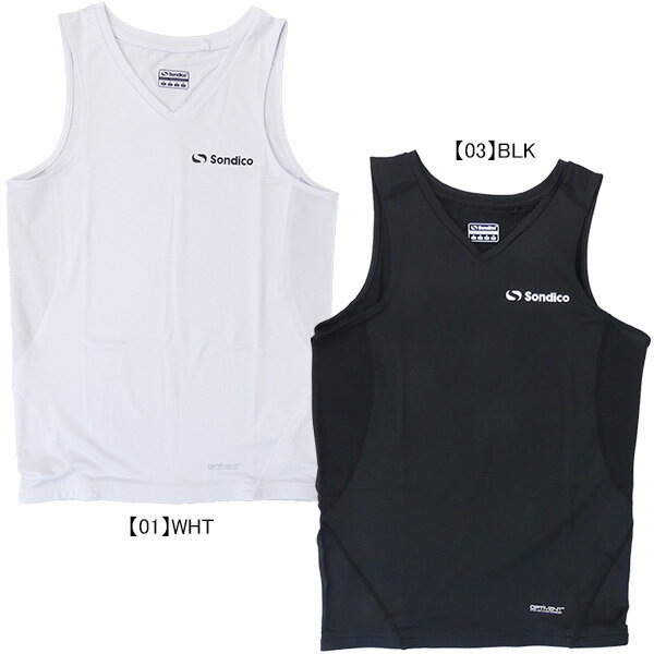 【ネコポス送料無料】 ソンディコ Sondico ノースリーブインナー 21-A110A サッカー フットサル インナーシャツ アンダーシャツ 練習着 メンズ