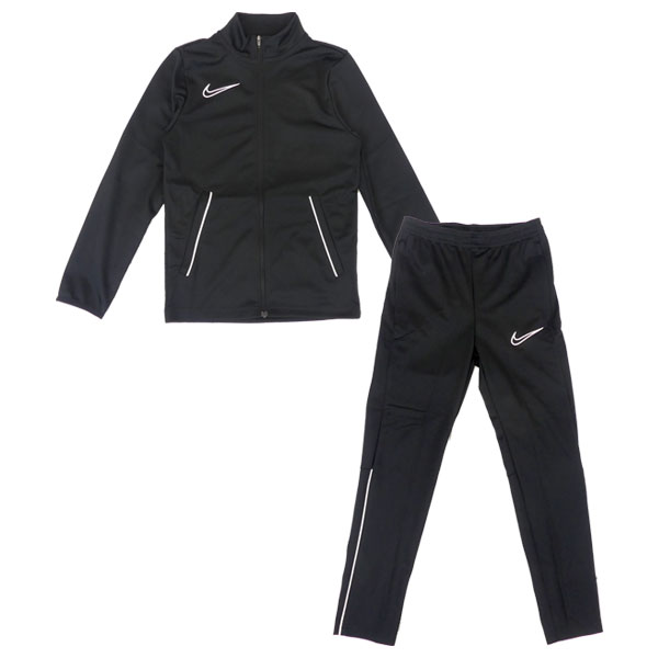 ナイキ NIKE ジュニア Dri-FIT アカデミー トラックスーツ CW6133-010 サッカー フットサル ジャージ 上下セット ジャケット ロングパンツ ブラック 子供用